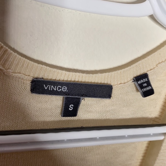 Vince textured sweater tank with pockets size S - Picture 8 of 10